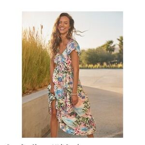 Tommy Bahama Multicolor Floral Midi Dress